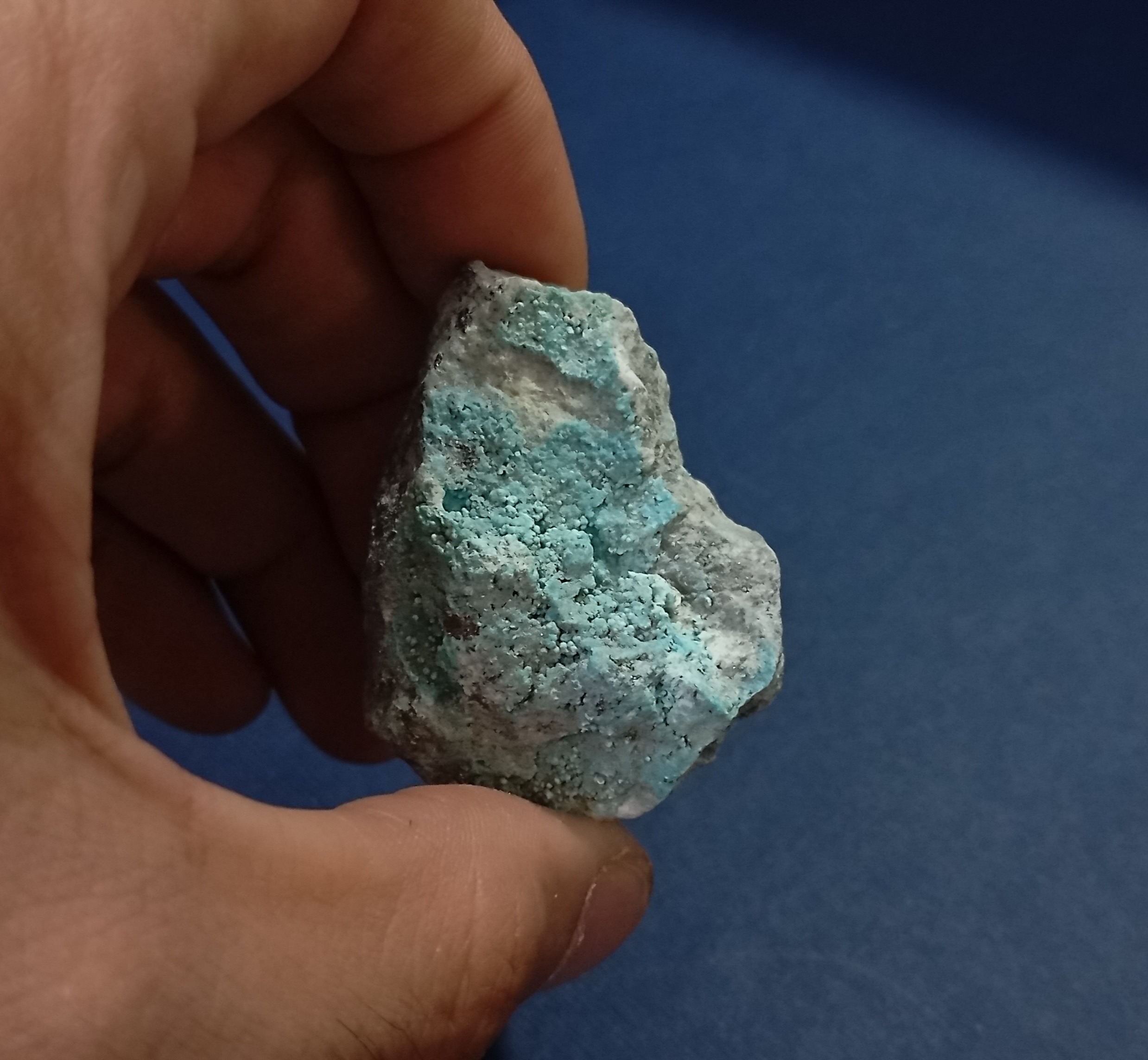 سنگ راف فیروزه 62 گرمی کلکسیونی