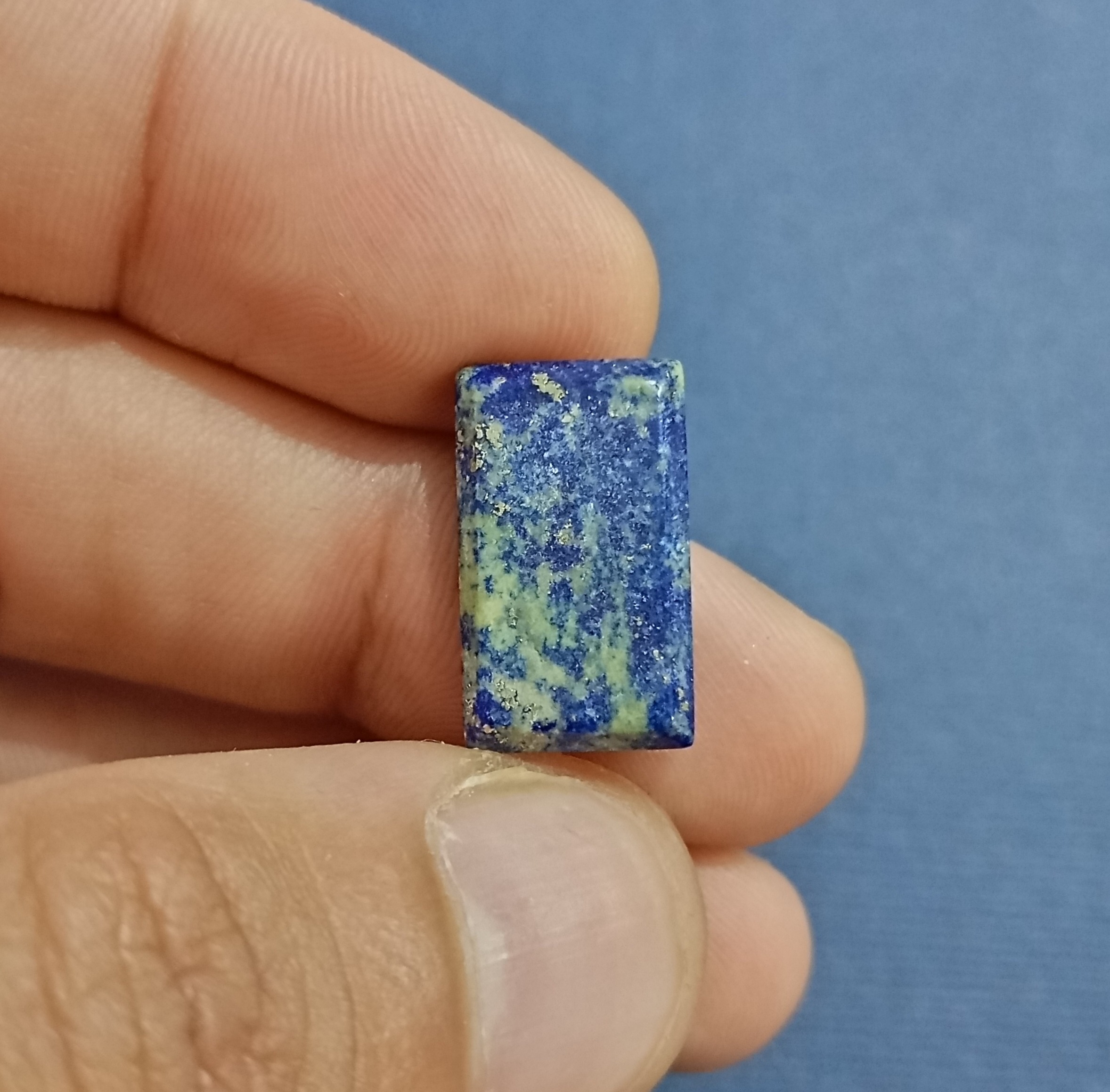 نگین لاجورد اصلی و رنگ طبیعی