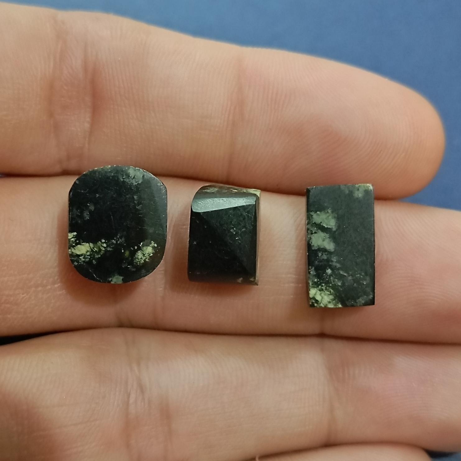 نگین سرپانتین مارسنگ پک سه عددی ست ترکیبی