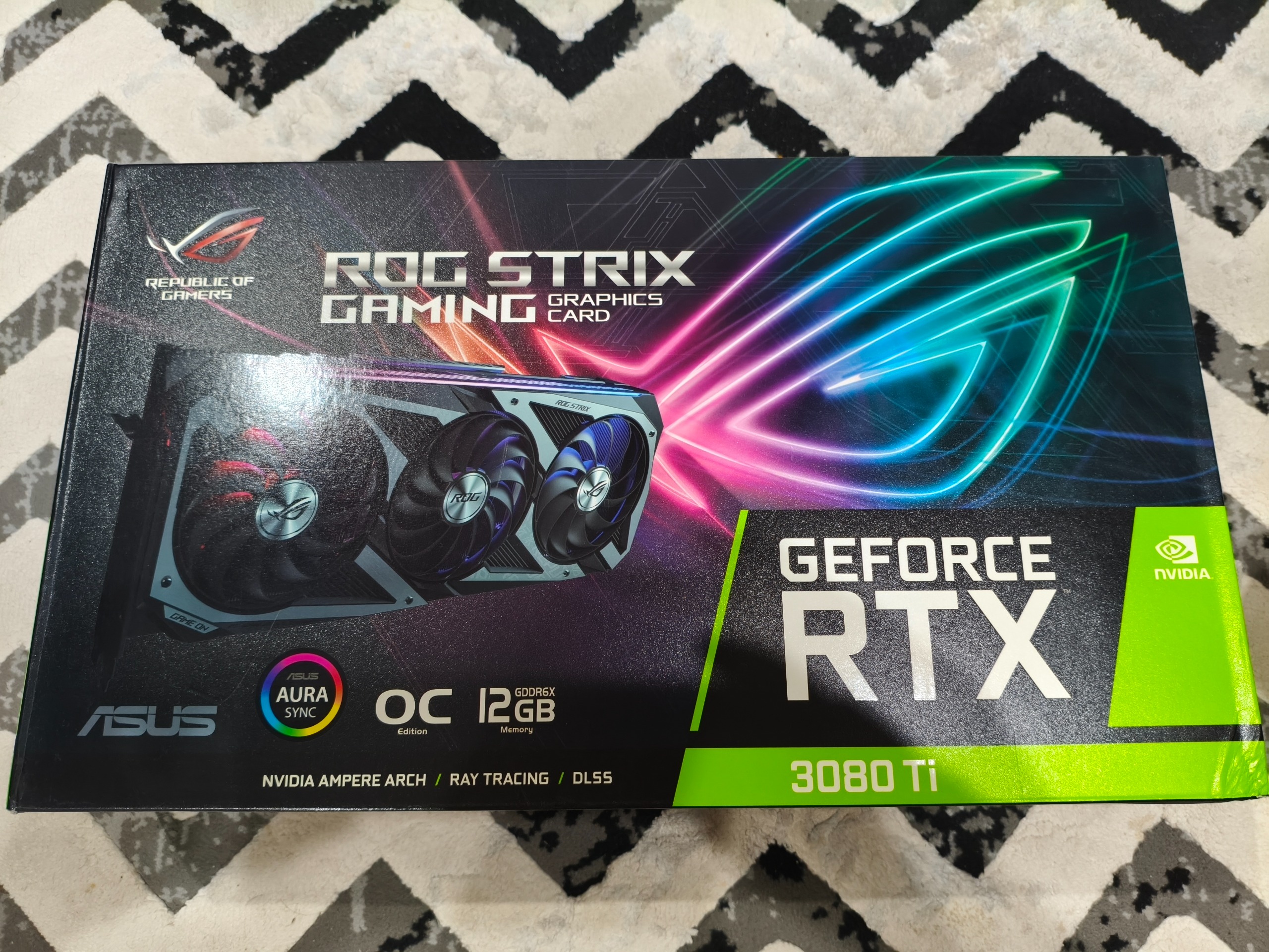 کارت گرافیک 3080ti rog oc