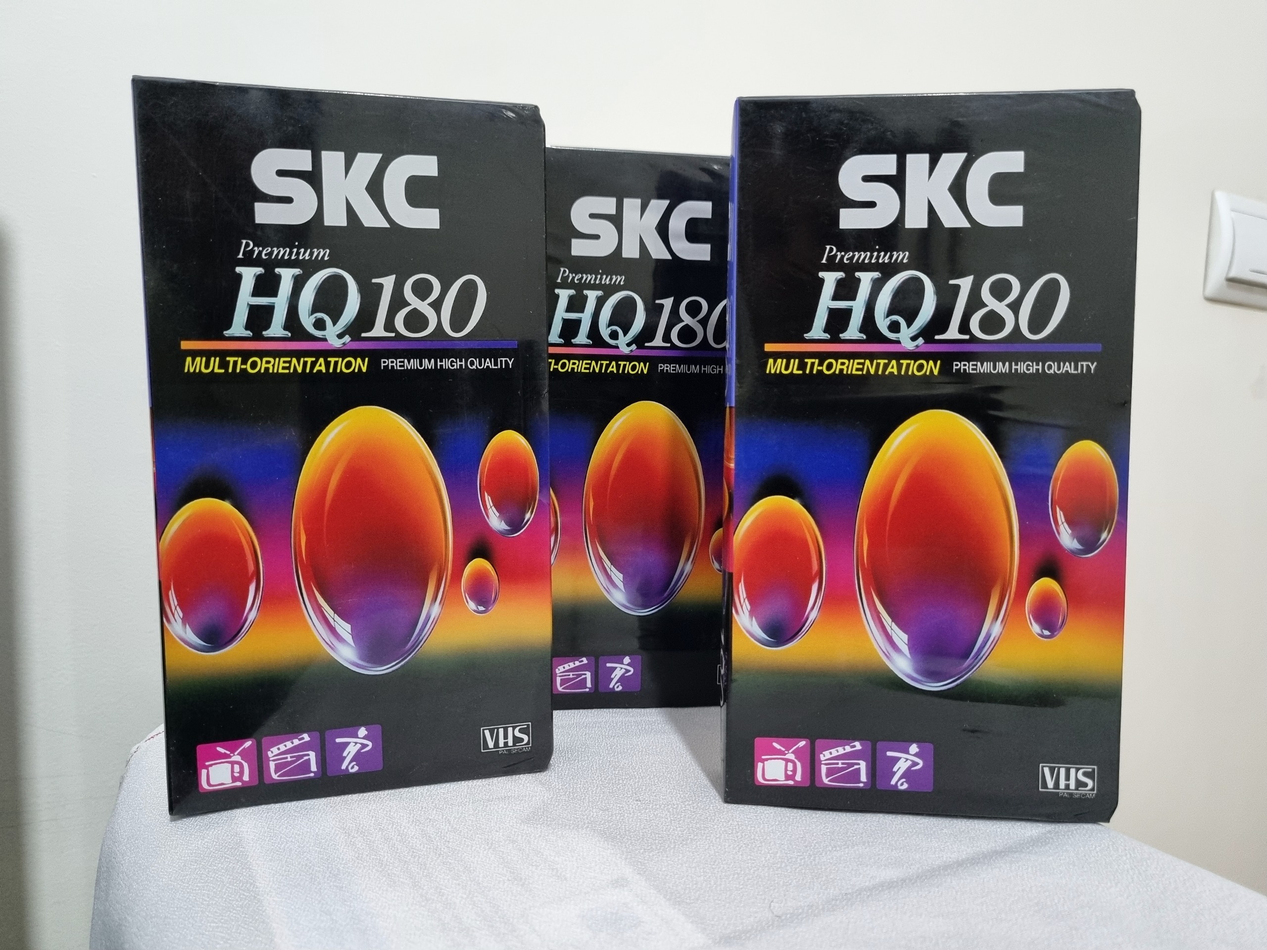 نوار خام VHS - SKC premium HQ 180