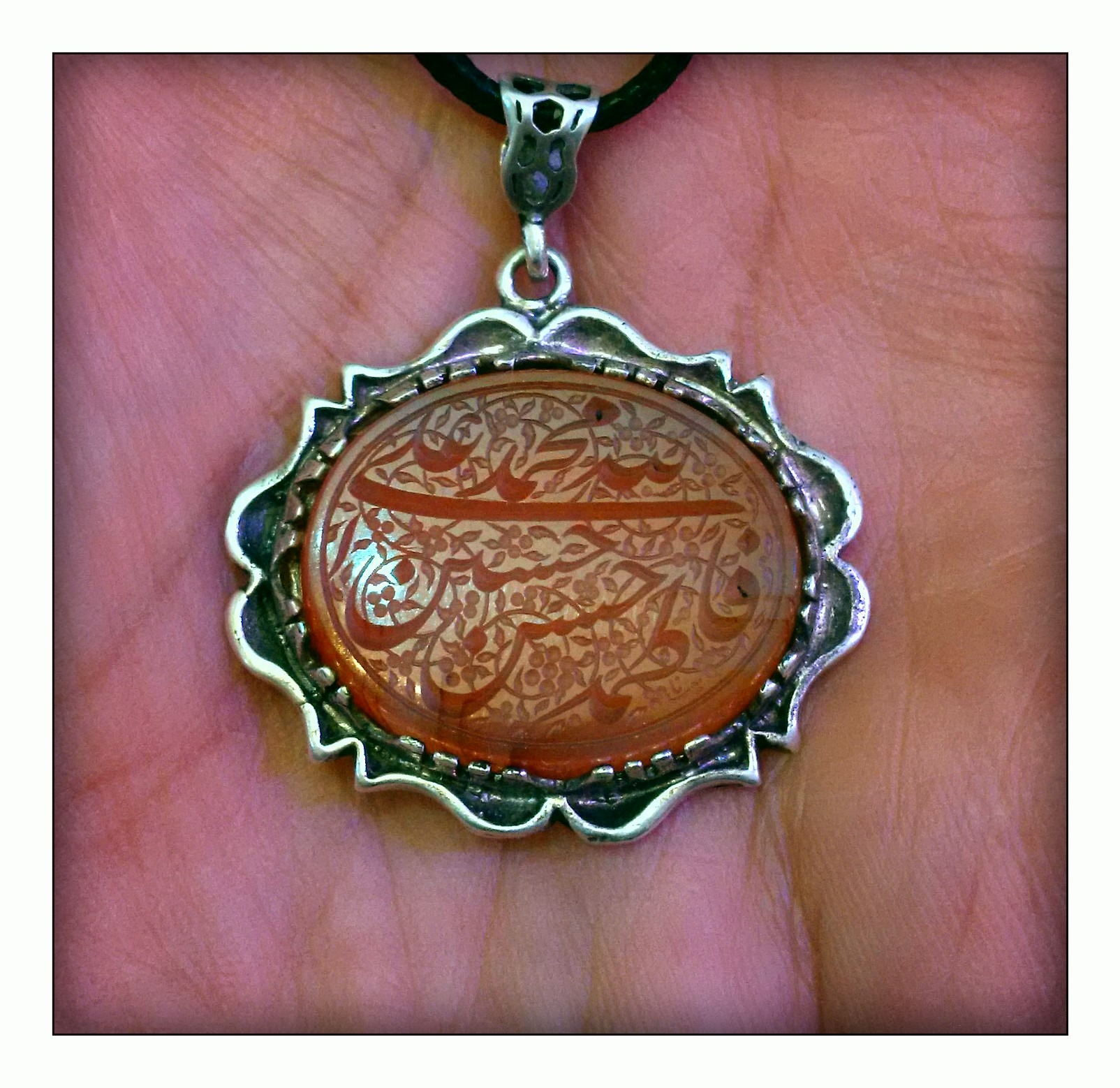 گردنی عقیق خط نایب(توضیحات؟