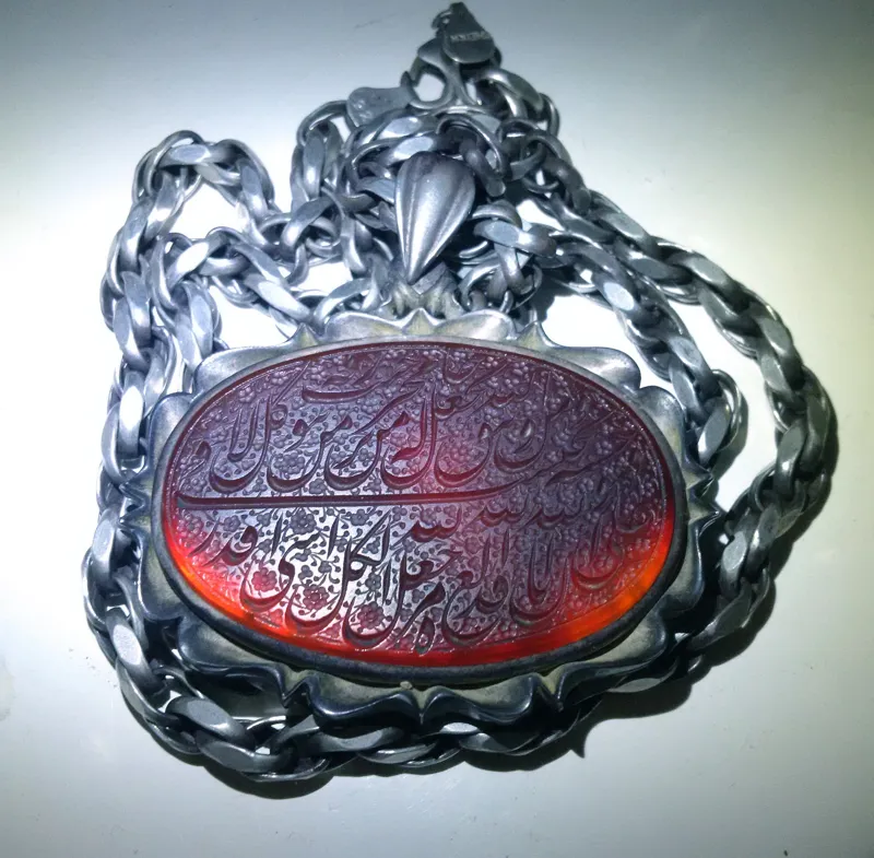 گردنی عقیق خطی(توضیحات؟