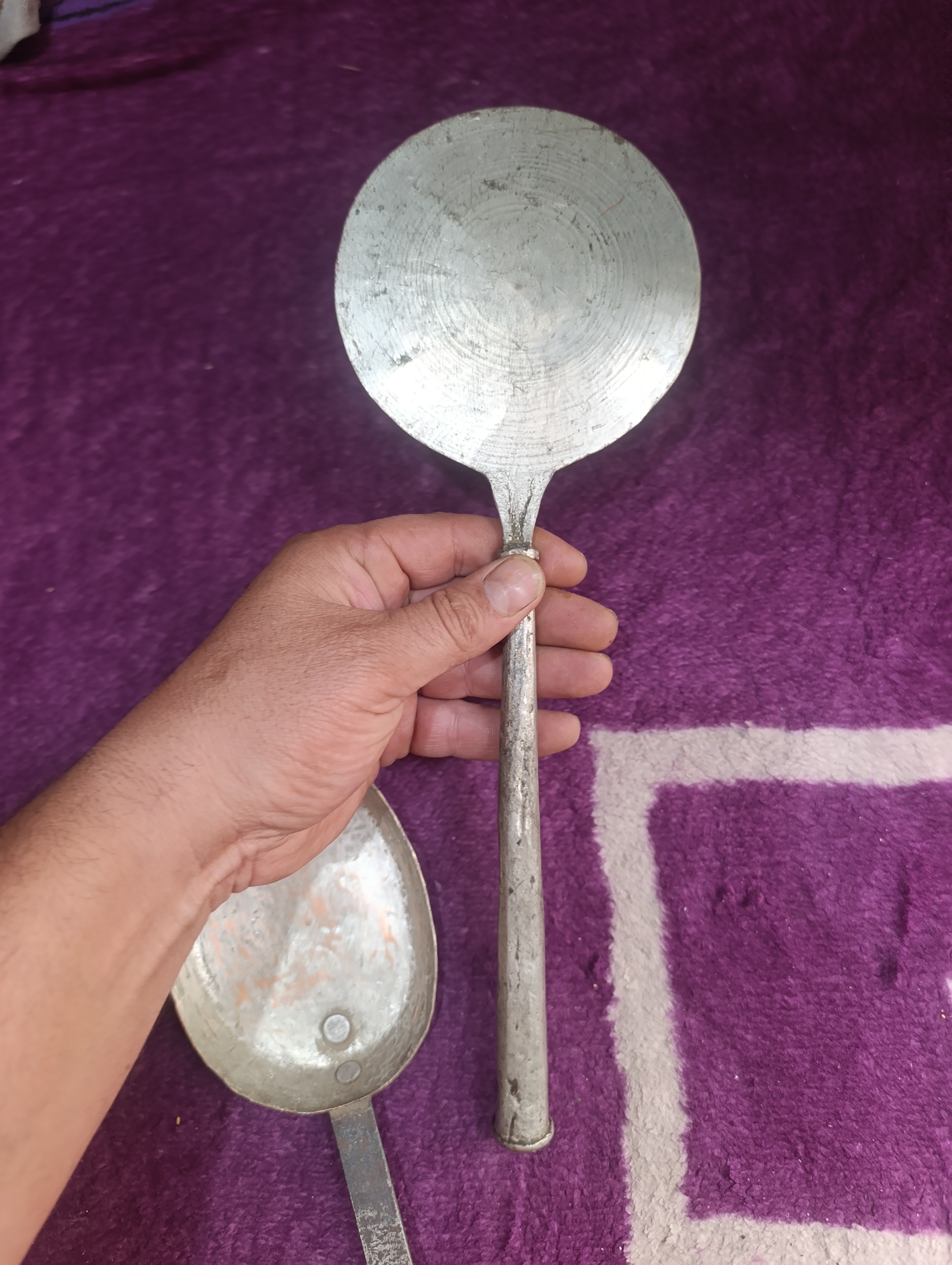 کفگیر مسی قاجاری