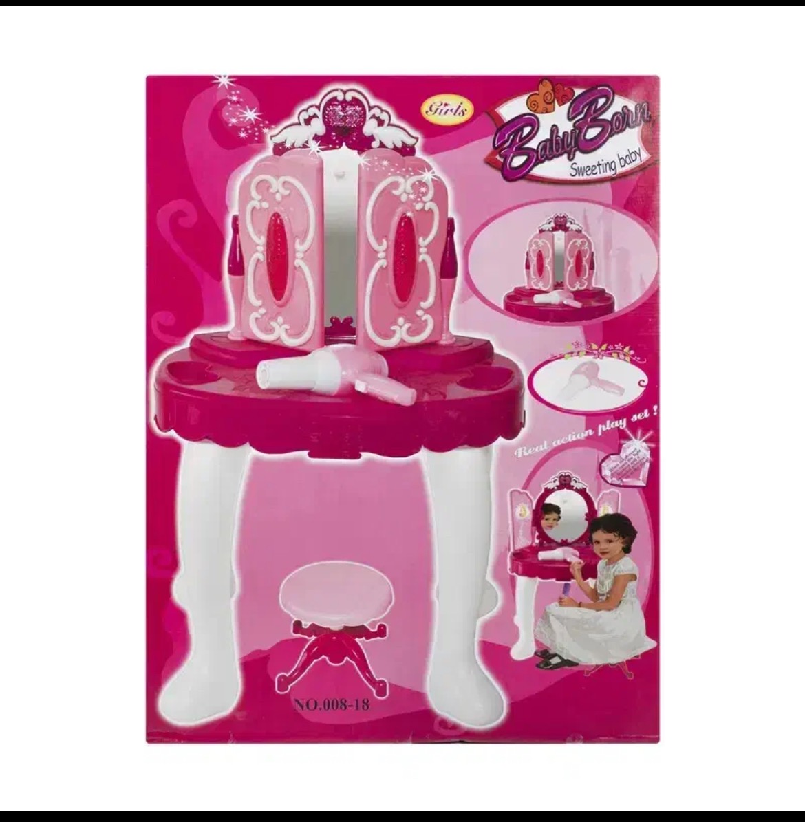 میز آرایش کودک