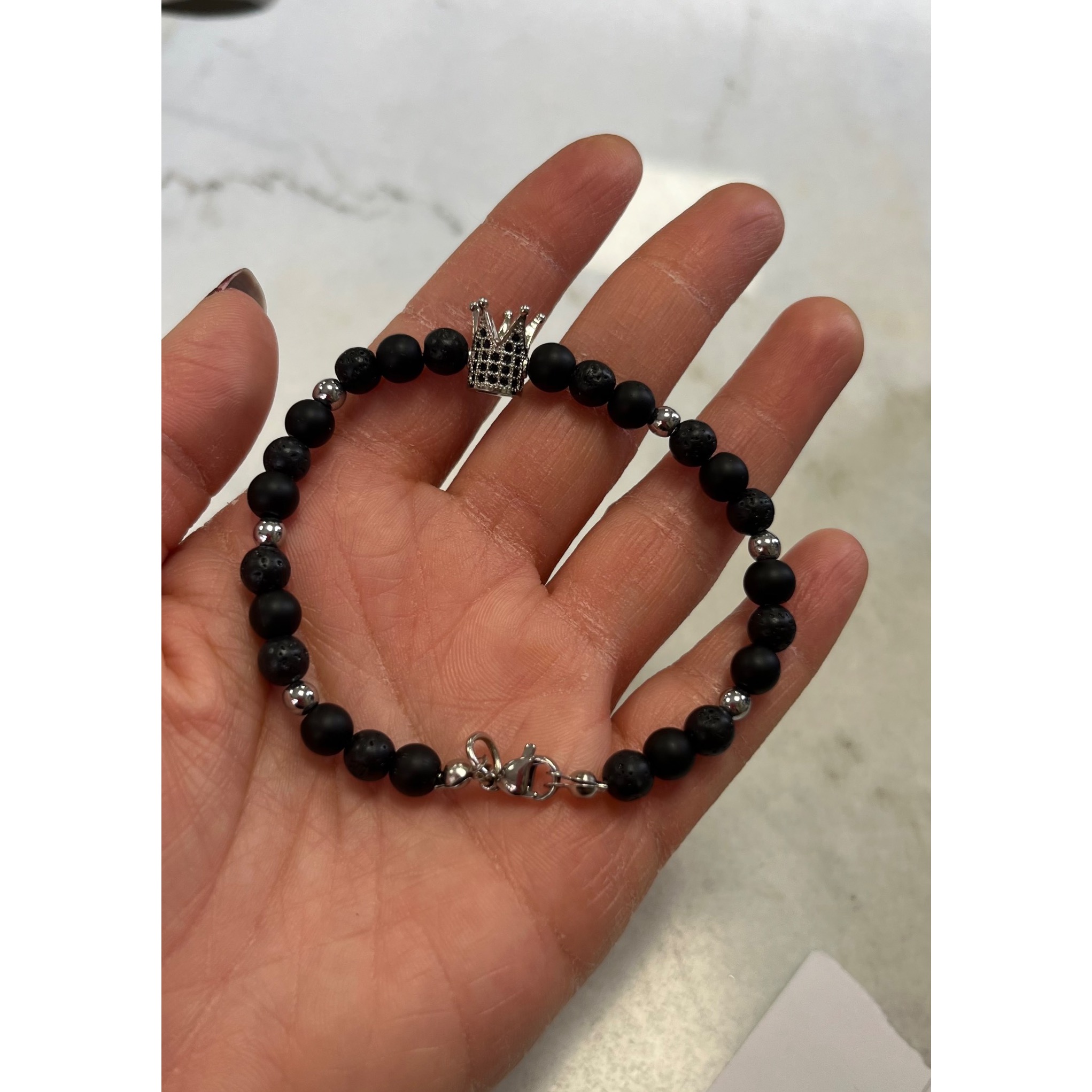 دستبند اونیکس و لاوا