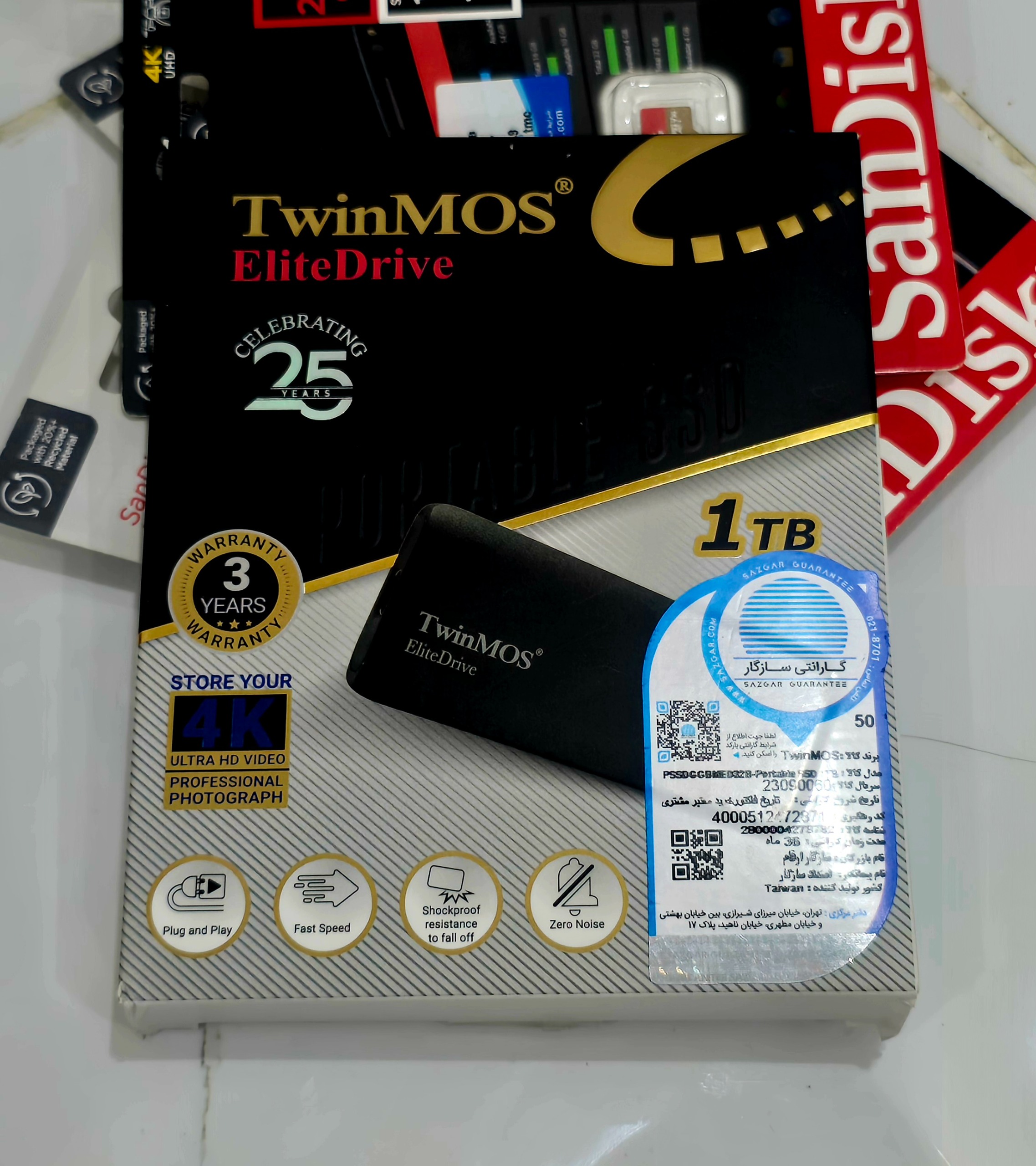 SSD اکسترنال توین موس 1 ترابایت TwinMOS Portable