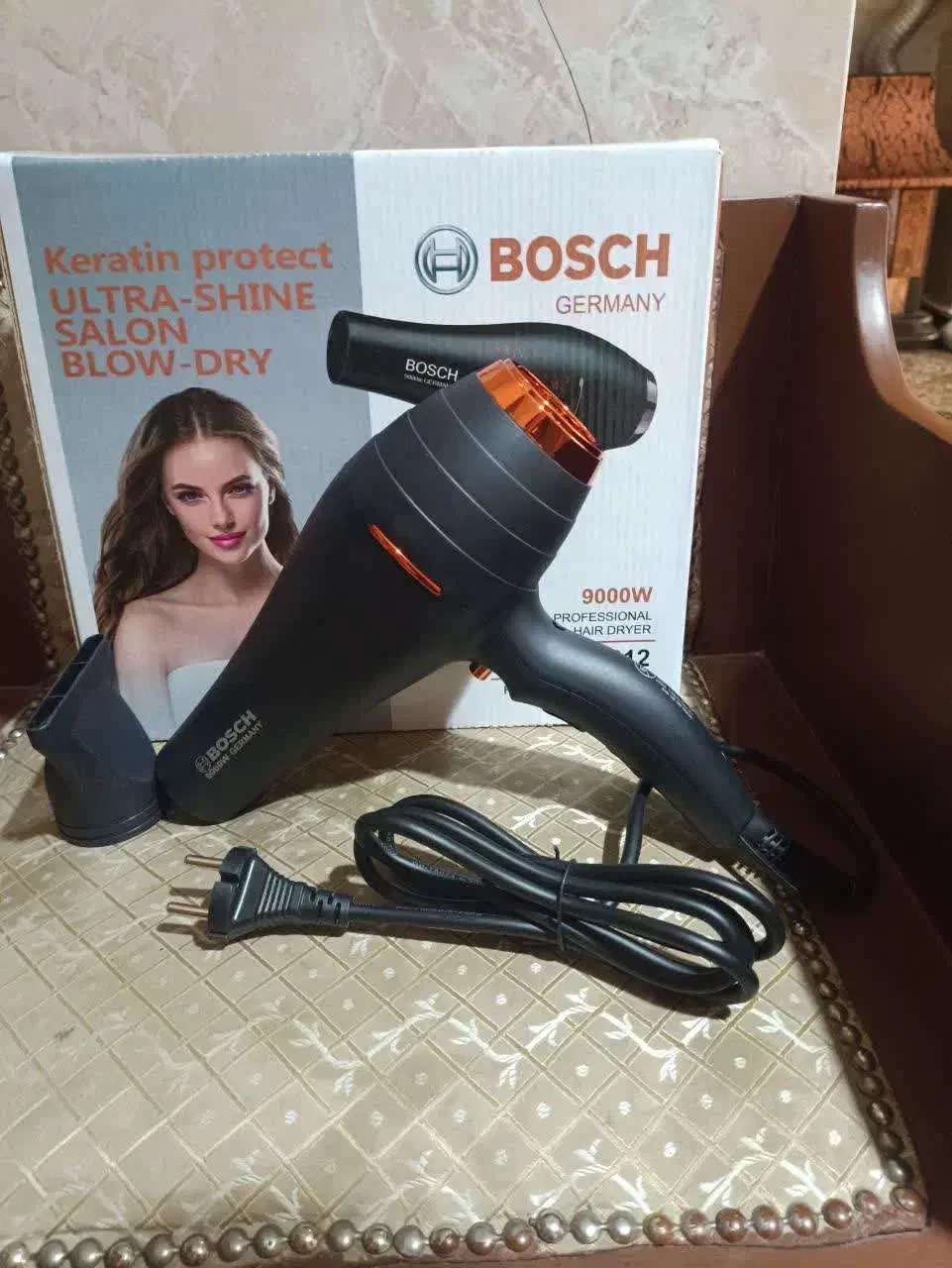 سشوار 9000 وات قوی سشوار حرفه ای بوش