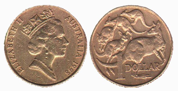 سکه در حد بانکی 1 دلار استرالیا - 1998