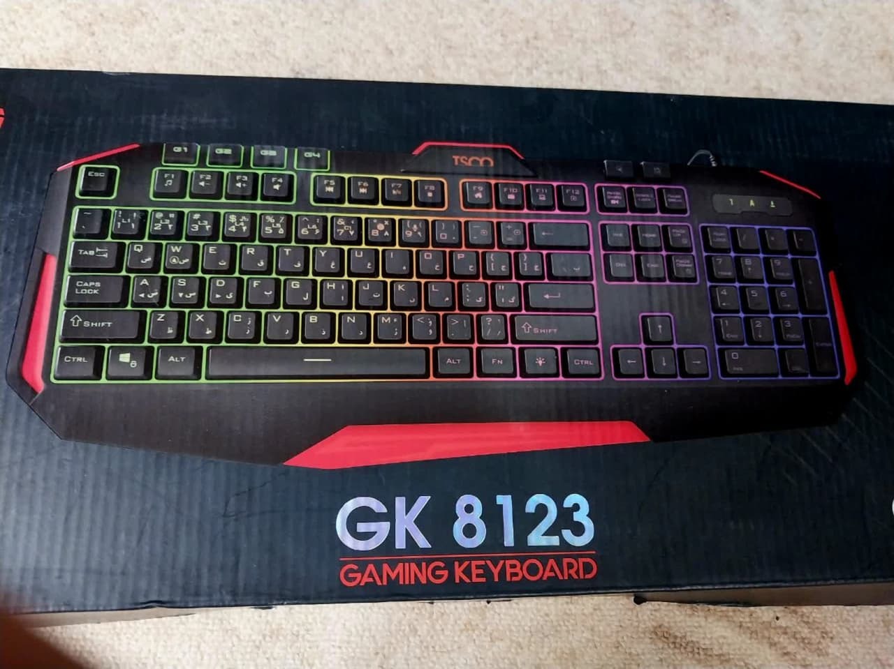 کیبورد RGB گیمینگ GK 8123