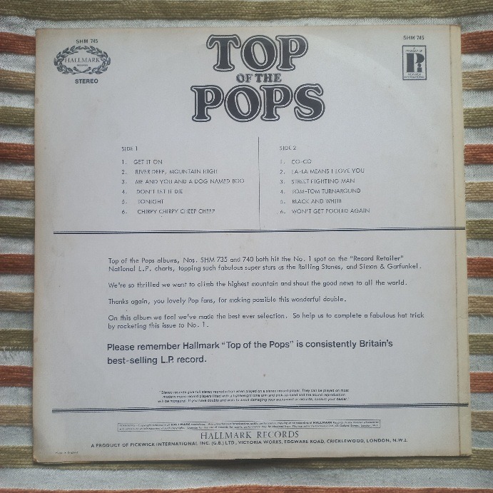 صفحه گرام Top of the Pops