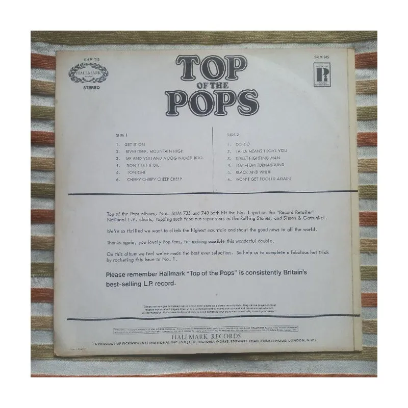 صفحه گرام Top of the Pops