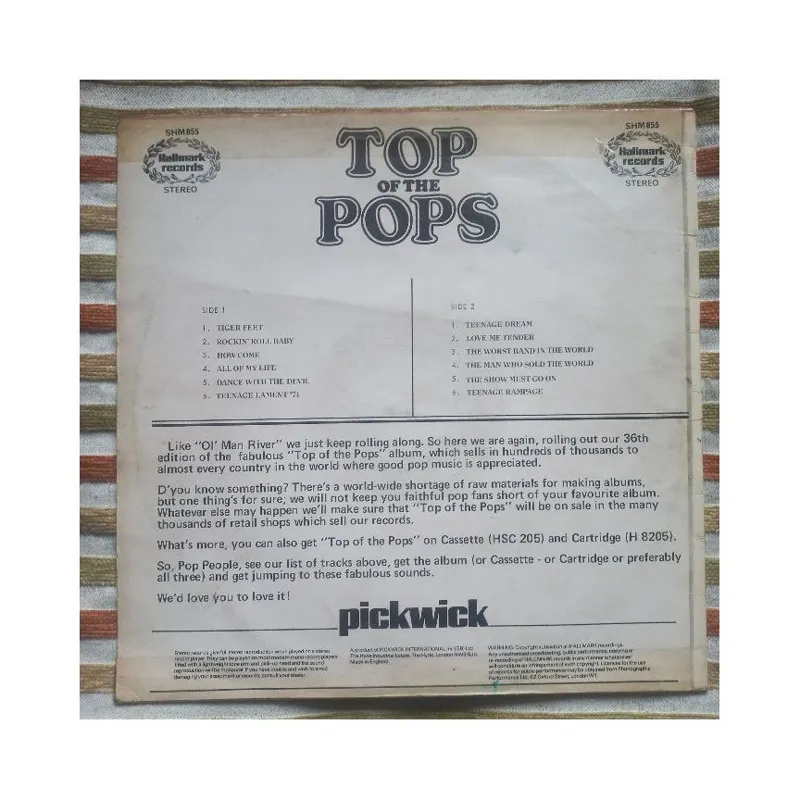 صفحه گرام Top of the Pops