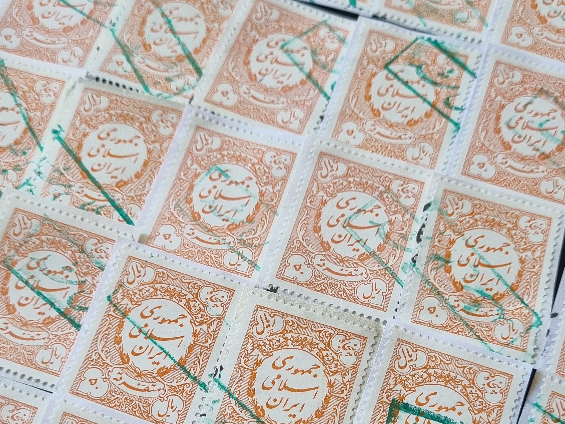 50 تمبر مالیه کیفیت جوندار