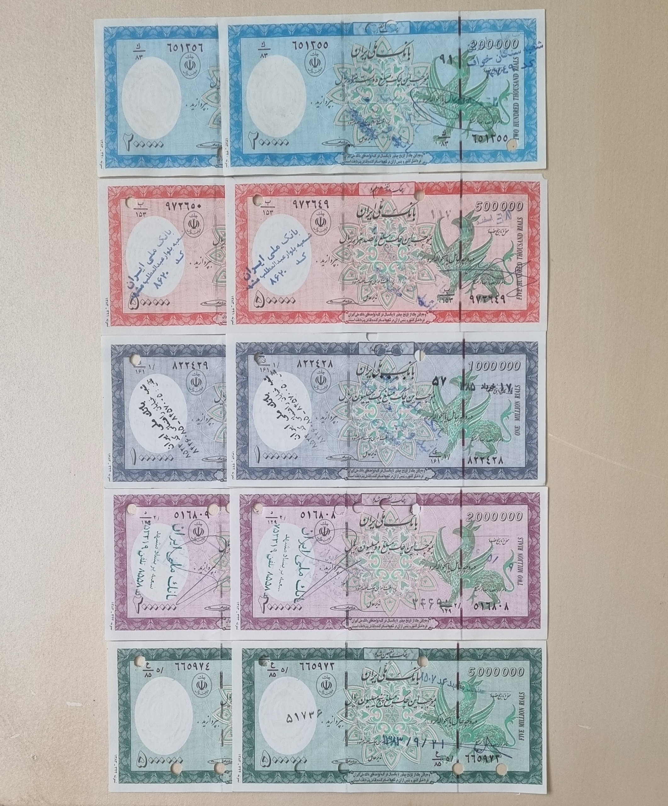 ست کامل بانک ملی تراول طرح اژدها