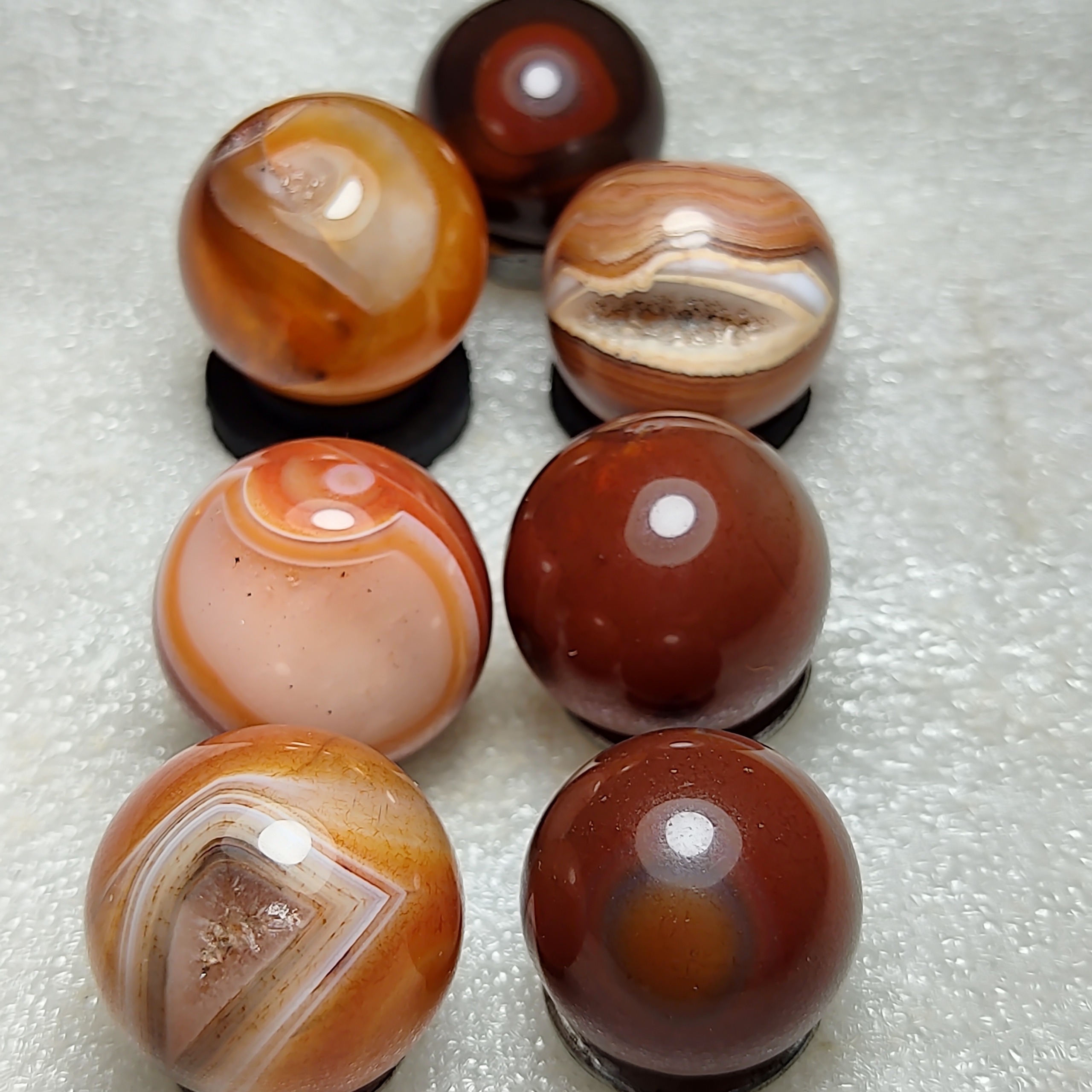 گوی 20 میلیمتری عقیق سرخ سلیمانی باباقوری