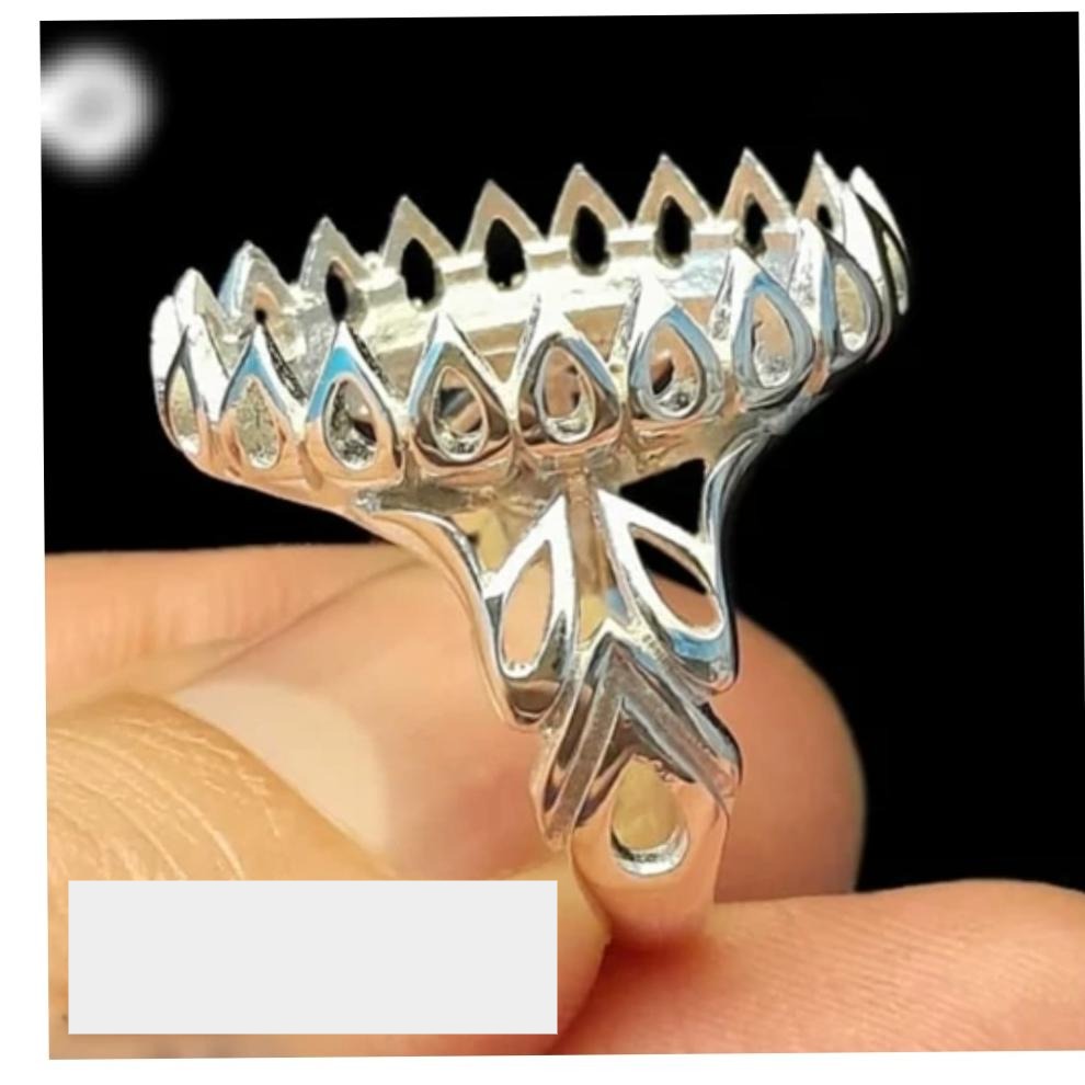 رکاب انگشتر مردانه ابعاد 25در18میلیمتر سایز64