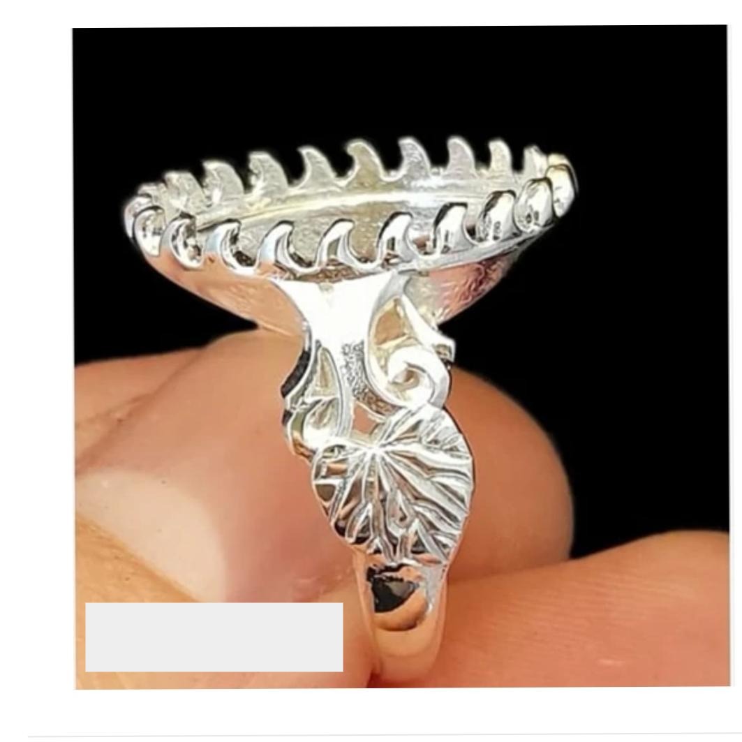 رکاب انگشتر مردانه ابعا 19در15میلیمتر سایز63