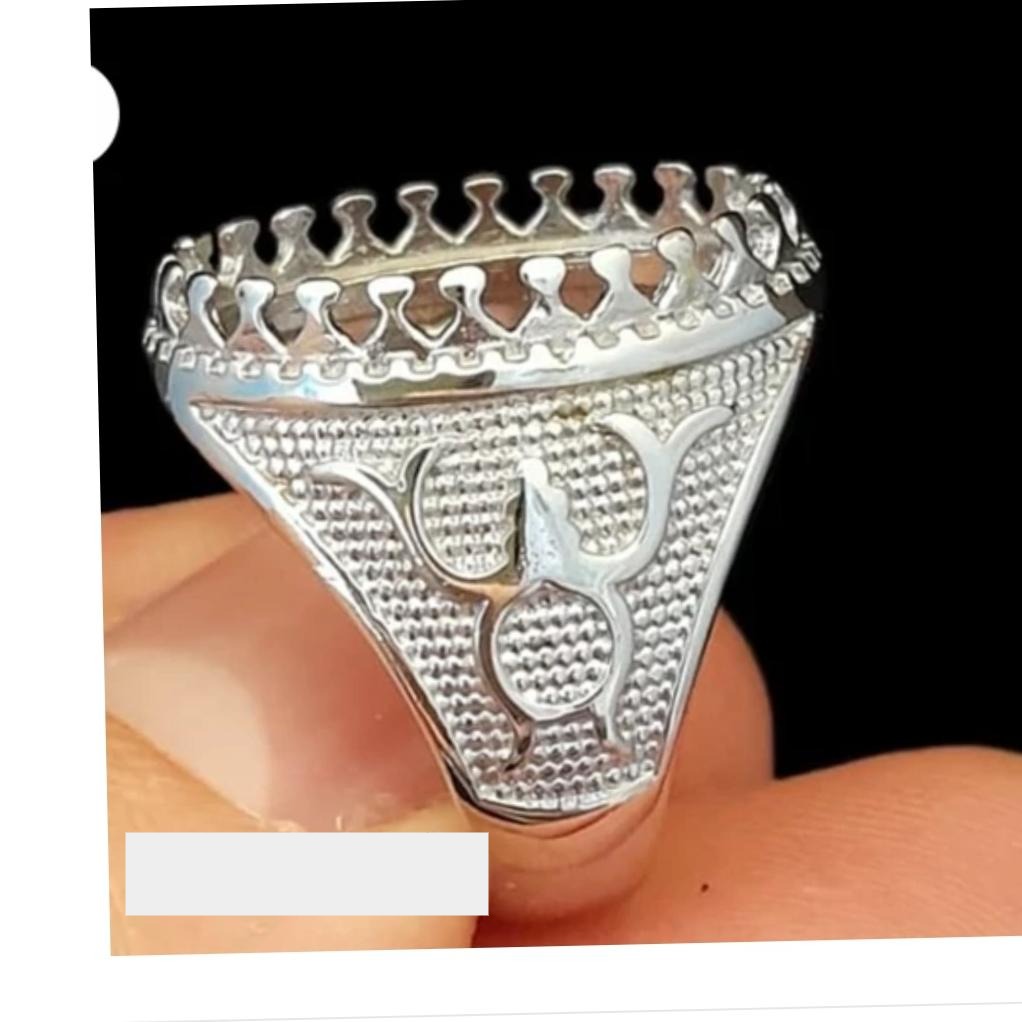 رکاب انگشتر مردانه ابعاد 20در15میلیمتر سایز59