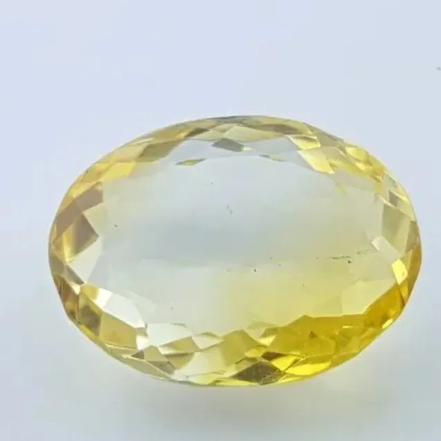 نگین سیترین برزیلی طبیعی تراش جواهری تایلندی