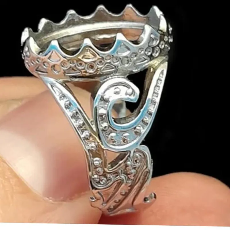 رکاب انگشتر مردانه ابعاد 19 در 14 میلیمتر سایز 62