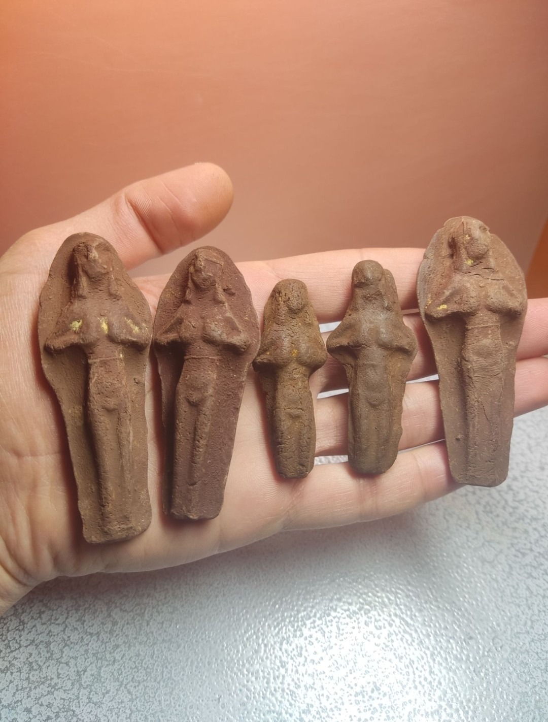 مجسمه سنگ معدنی هبهاب سرخ اصل تضمینی