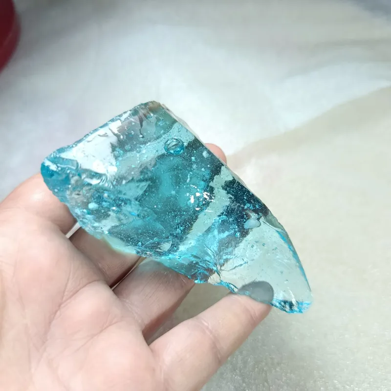 سنگ آبسدین ابی طبیعی کمیاب