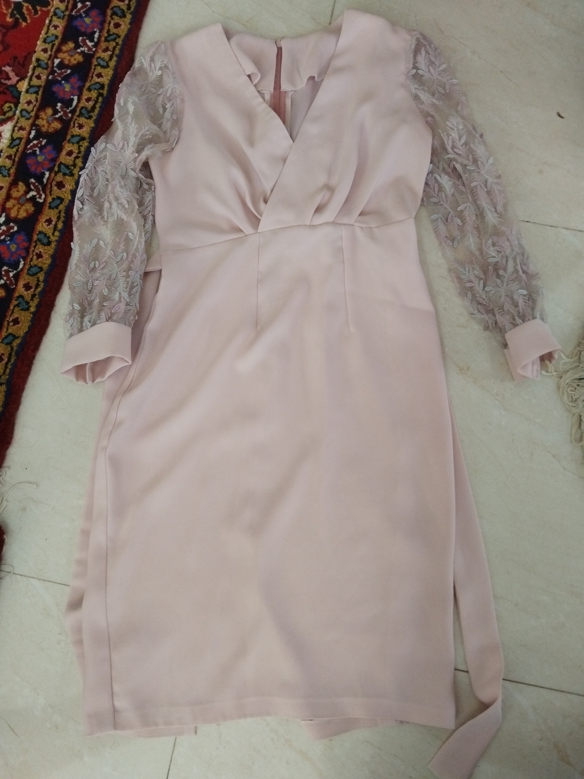 پیراهن مجلسی صورتی