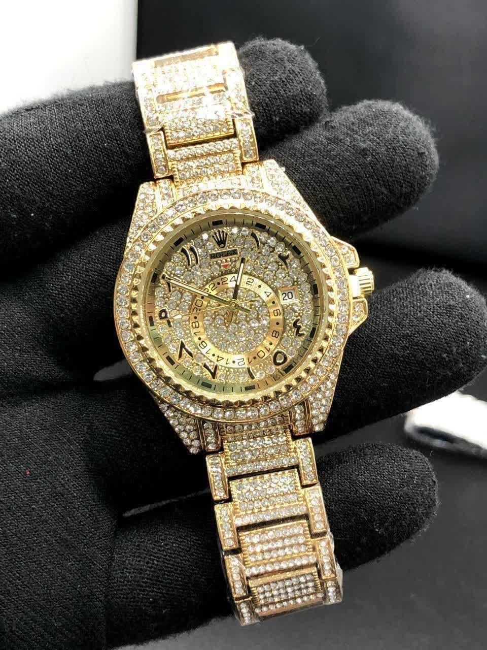 Rolex مجلسی موتور ژاپن فول نگین