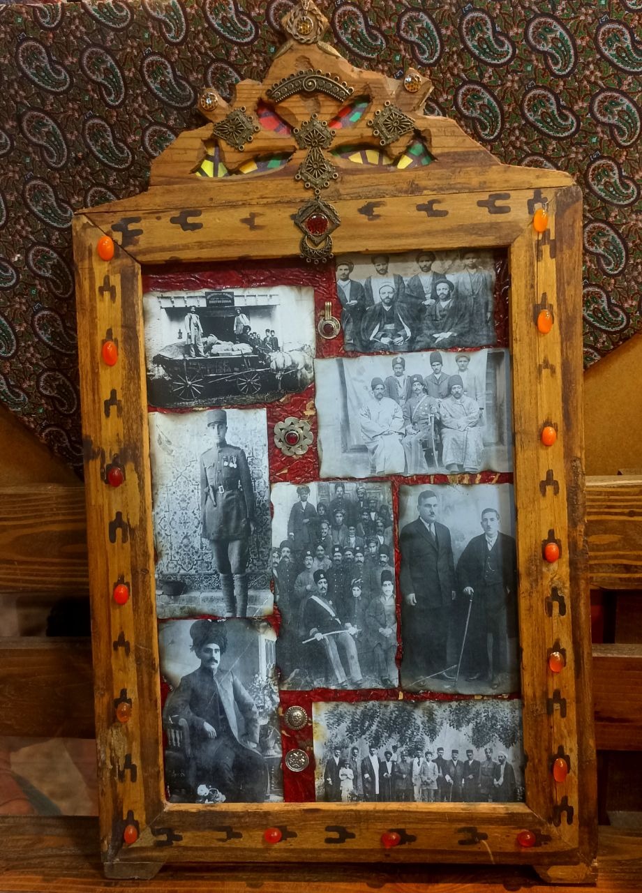 مزایده قاب چوبی قاجاری کلکسیونی