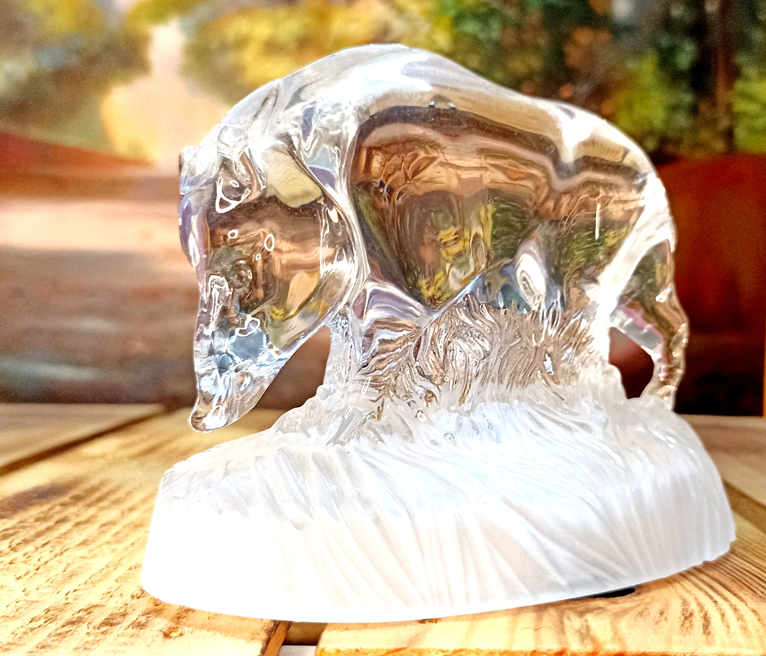 مجسمه اروپایی کریستال خالص فوق کلکسیونی