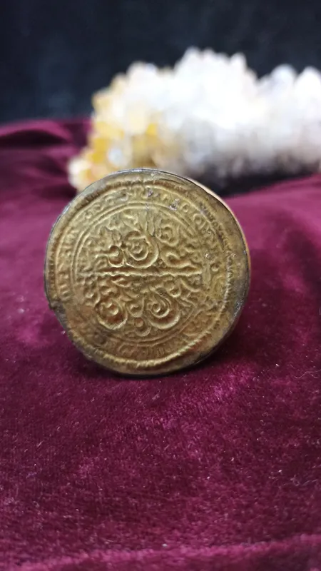 مهر کله قندی برنجی فوق کلکسیونی