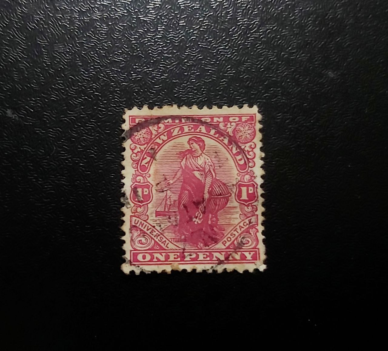 تمبر باطله کلاسیک نیوزلند سال 1909