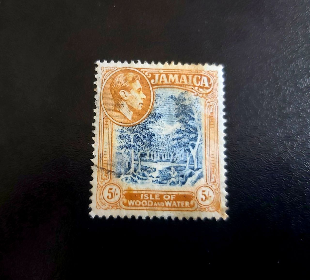 تمبر باطله جامائیکا سال 1950 شاه جرج