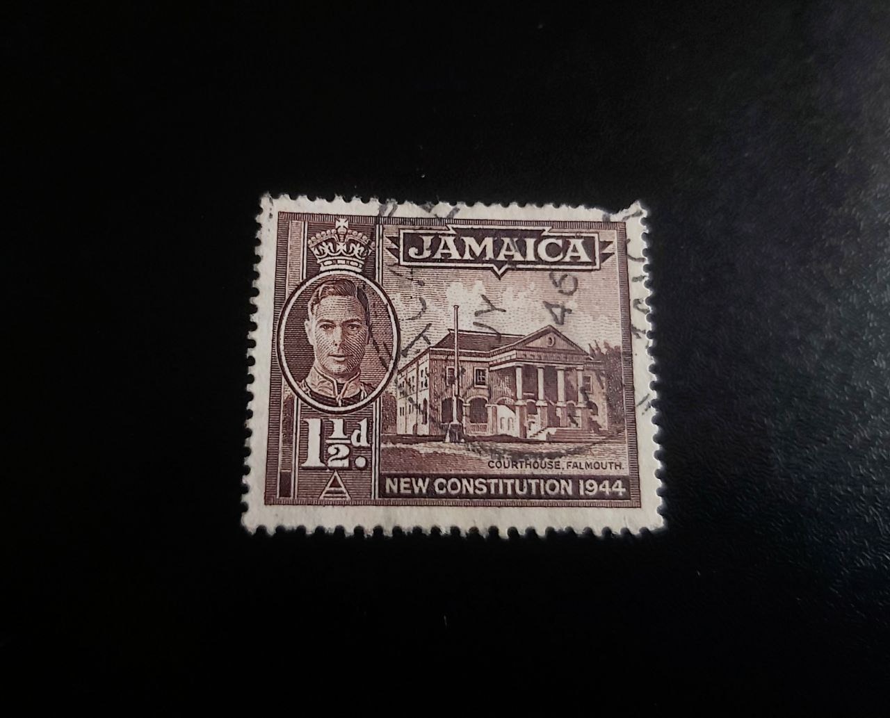تمبر باطله جامائیکا سال1945 شاه جرج