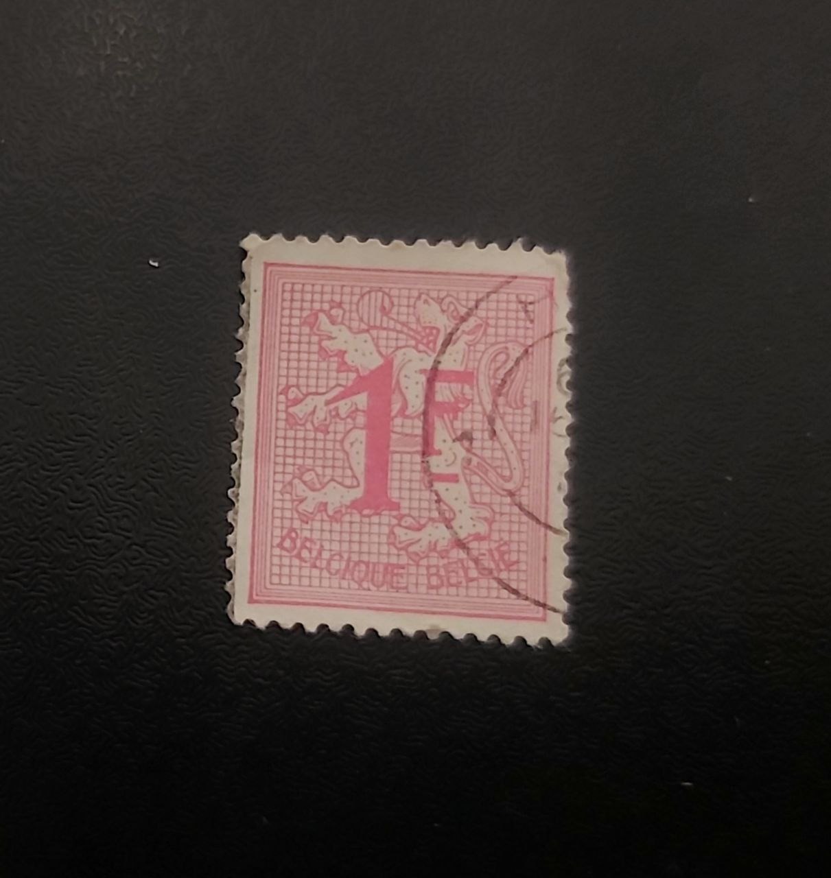 تمبر باطله 1 فرانک قدیم بلژیک
