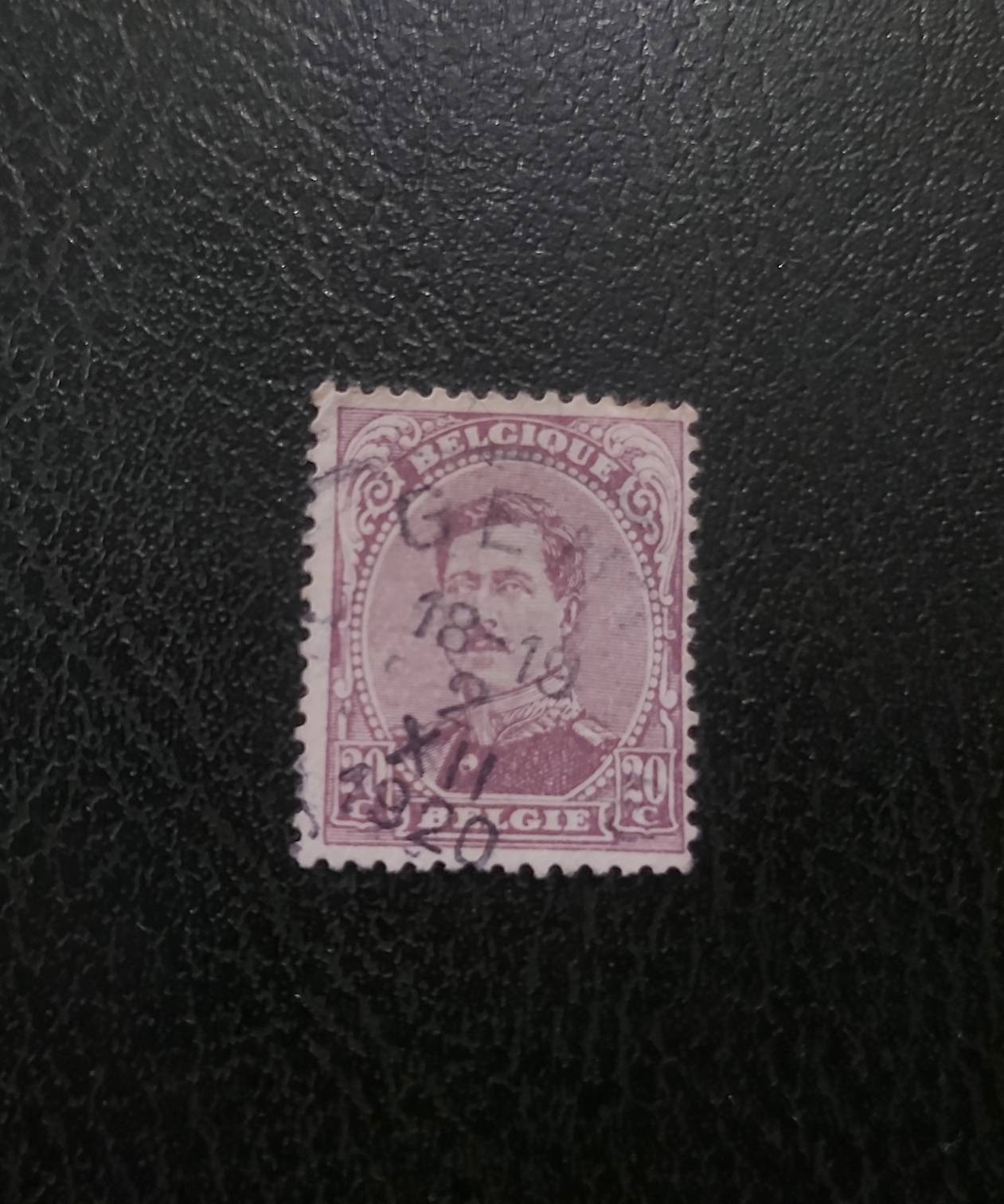 تمبر باطله بلژیک سال 1920