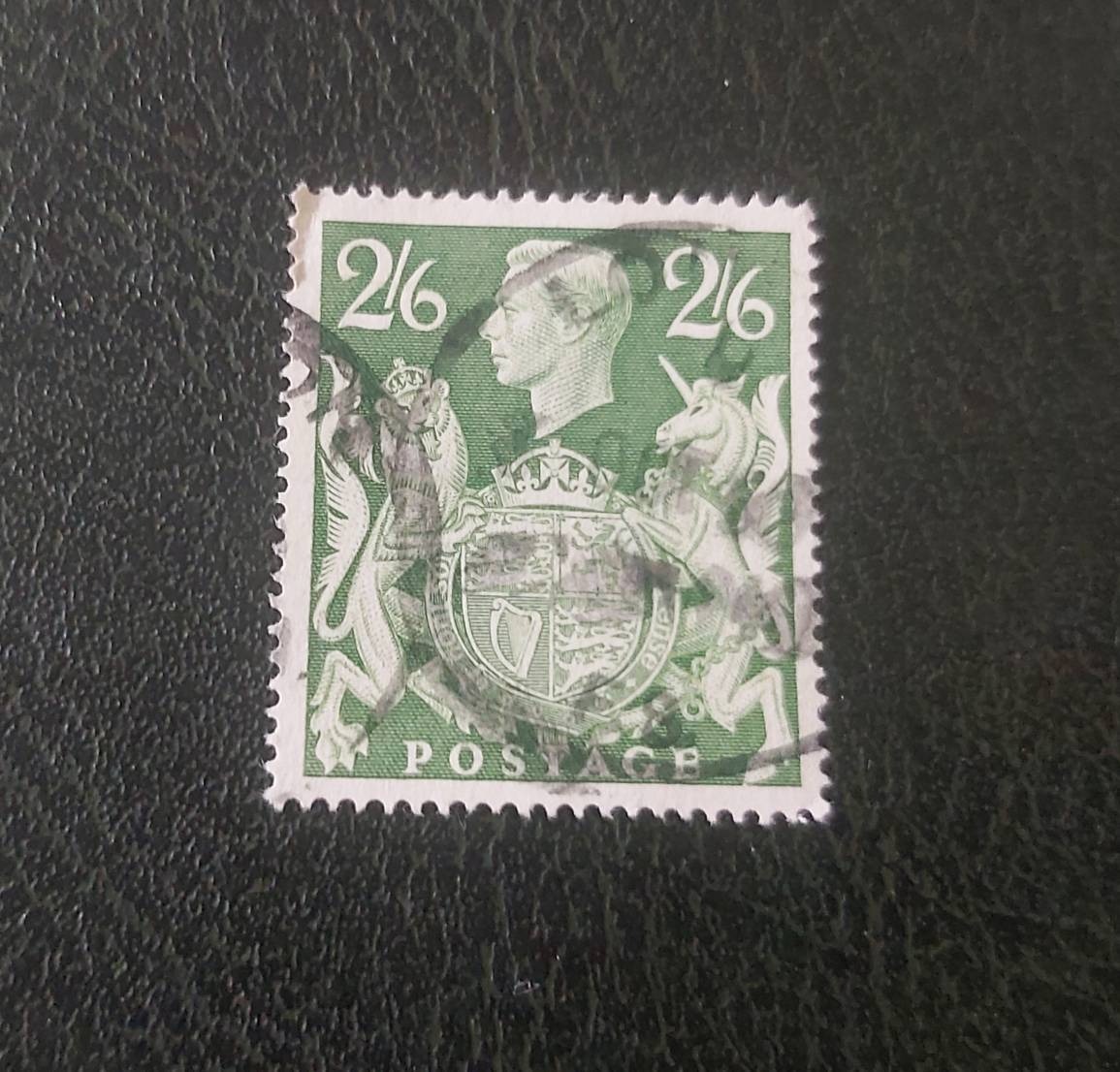 تمبر باطله انگلیس 2/6 شاه جرج سال 1942