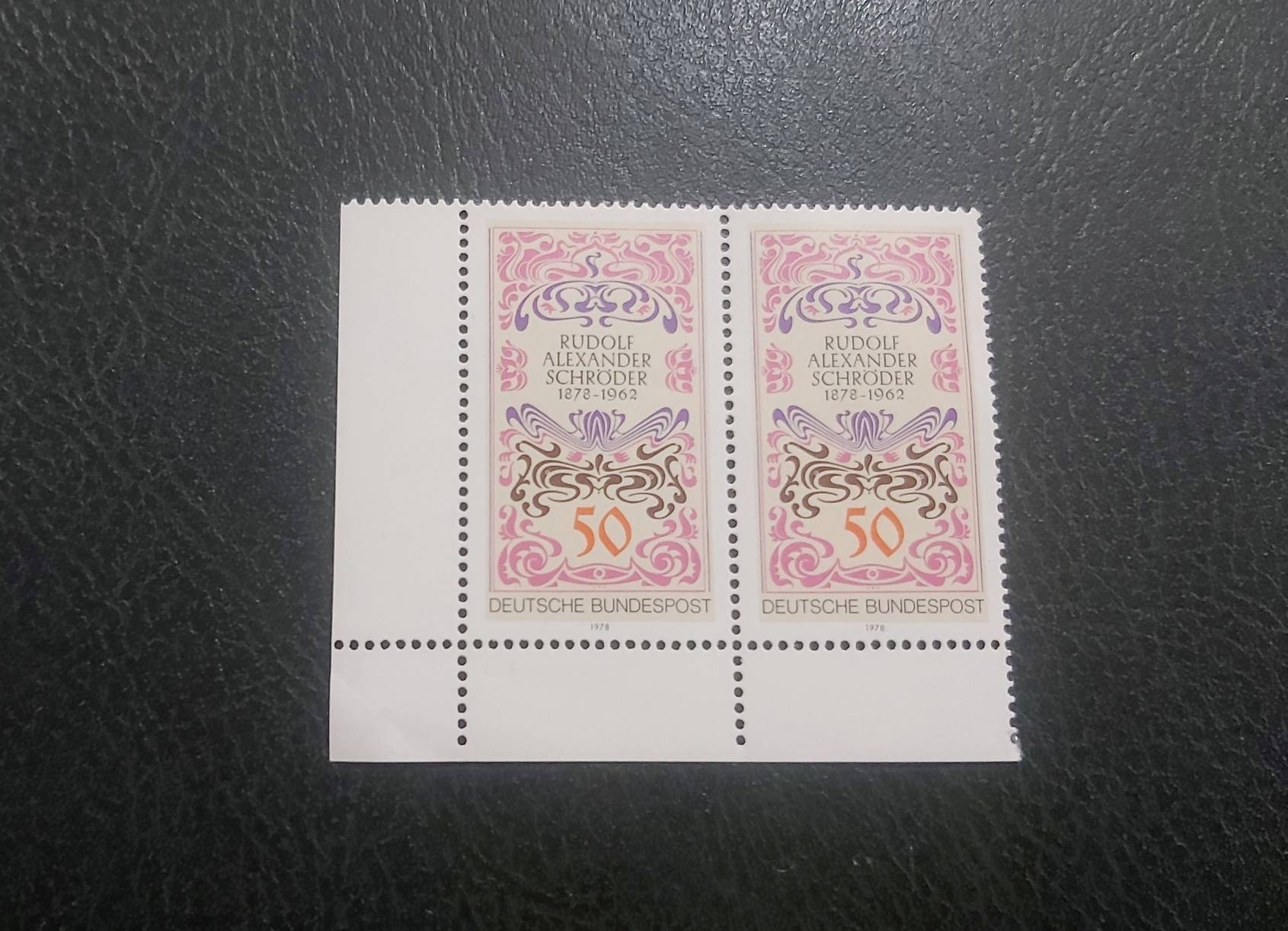 2 عدد تمبر باطل نشده آلمان سال 1978