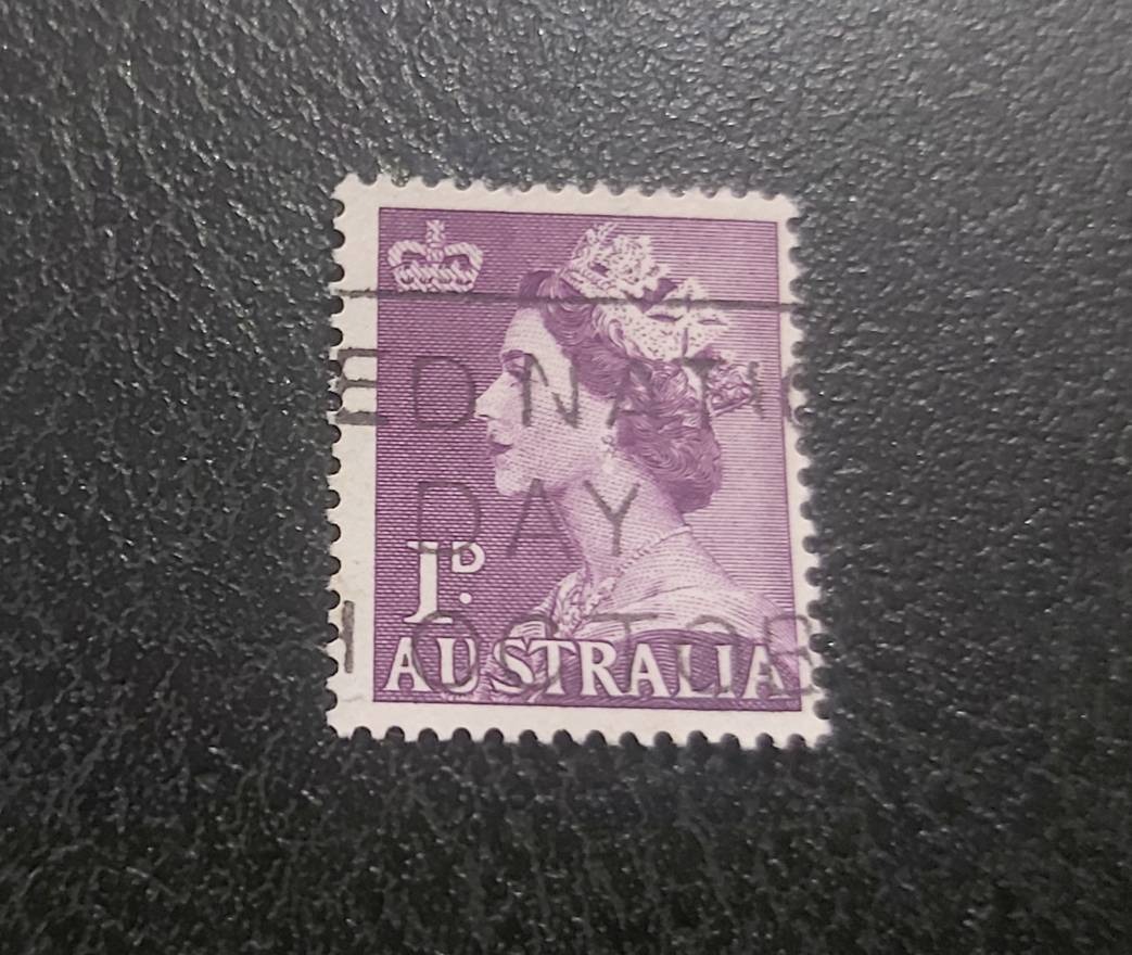 تمبر باطله استرالیا سال 1954