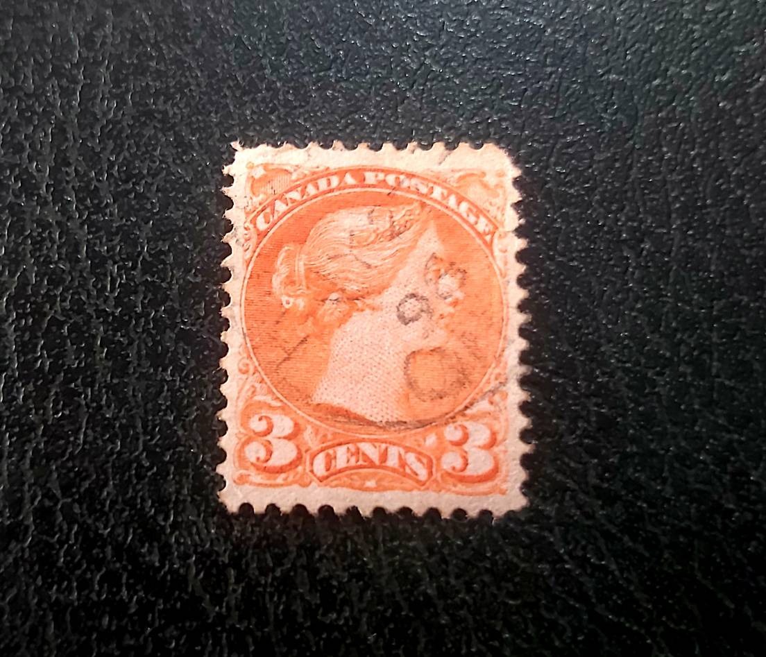 تمبر باطله کانادا سال 1896 ملکه ویکتوریا