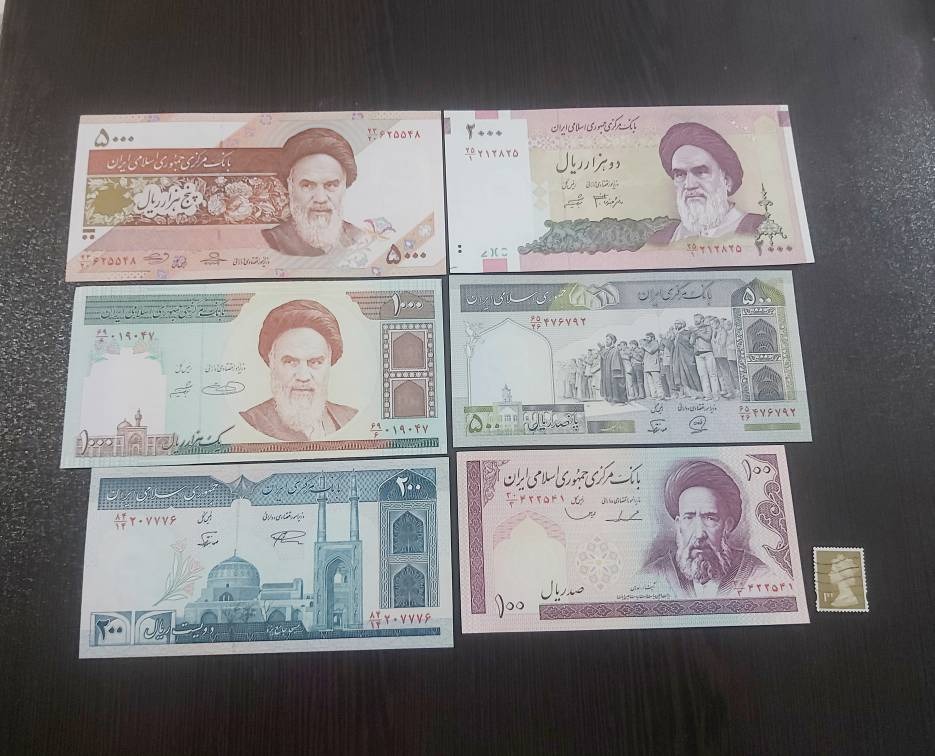 6 عدد اسکناس بانکی جمهوری