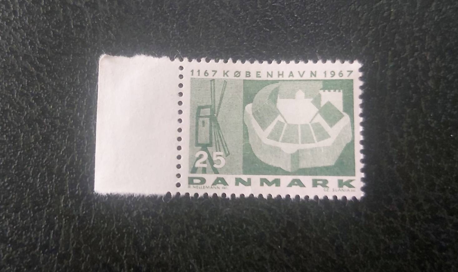 تمبر باطل نشده دانمارک سال 1967