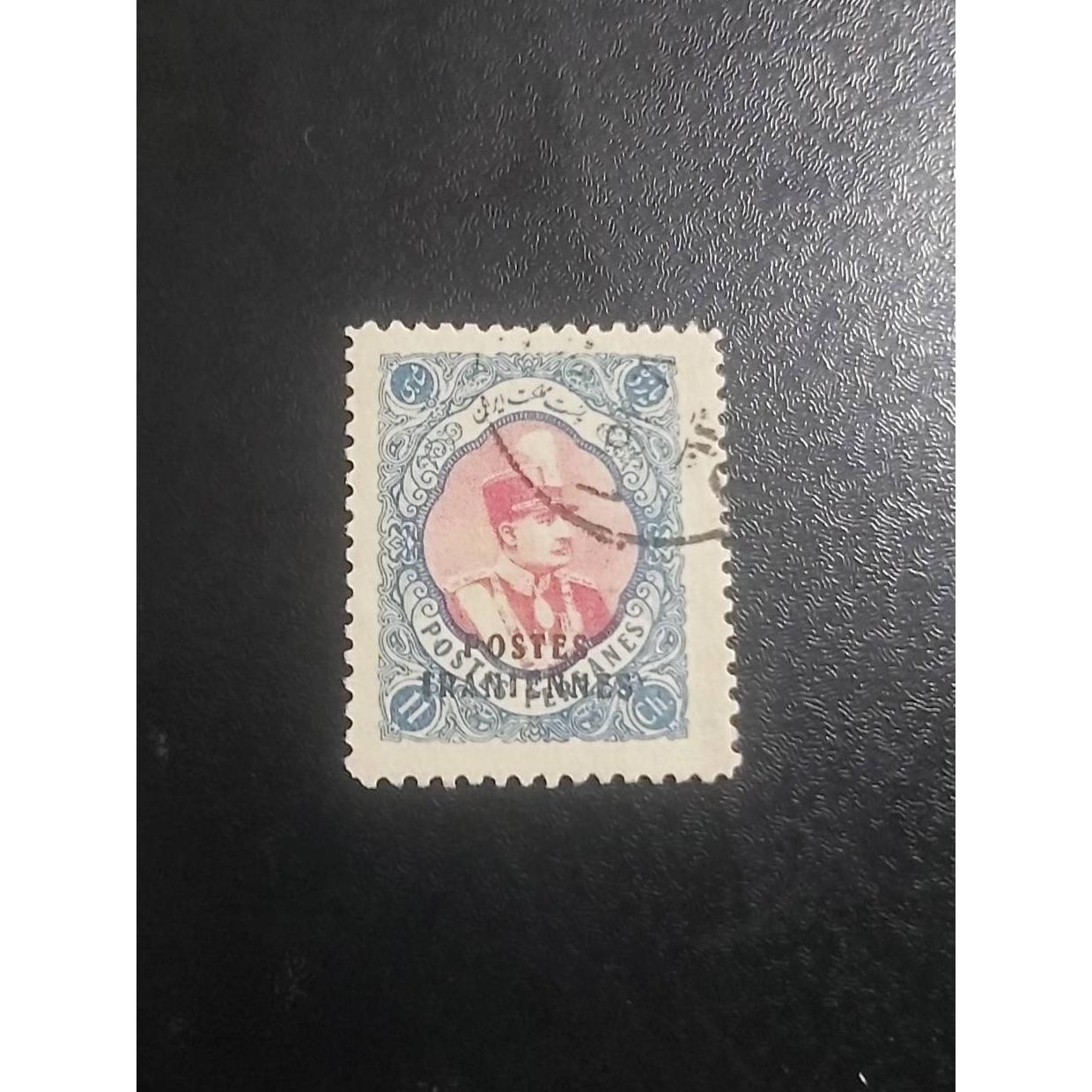 تمبر باطله رضاشاه مهر پست ایرانین