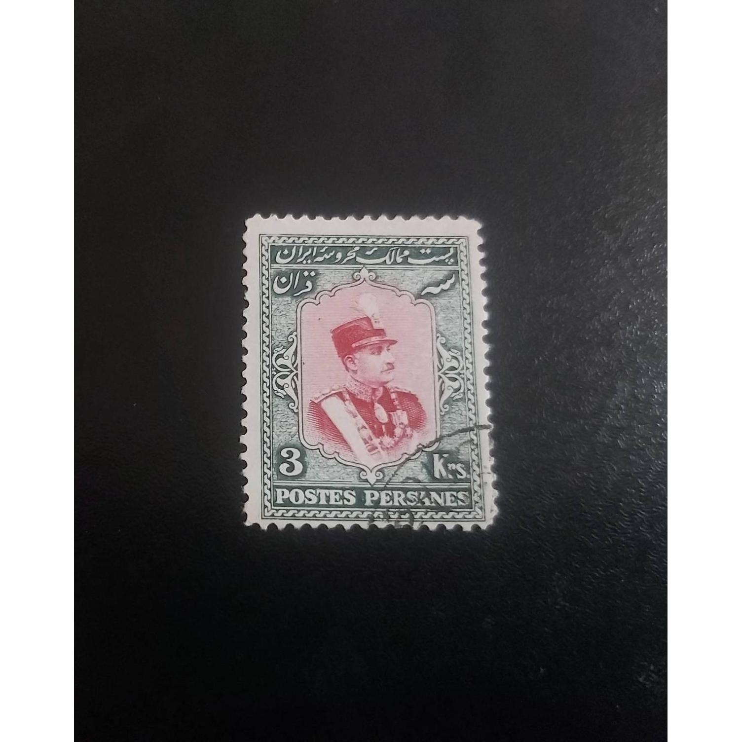 تمبر باطله 3 قران تاجگذاری رضاشاه کتاب100/000ت