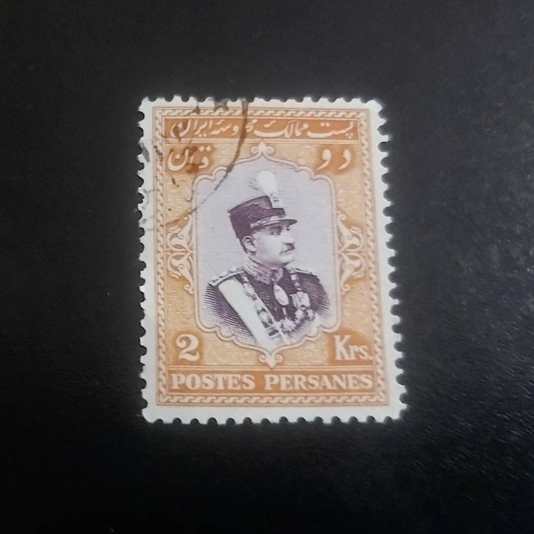 تمبر باطله 2 قران تاجگذاری رضاشاه