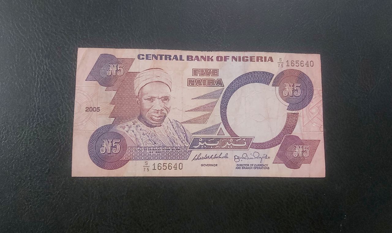 اسکناس 5 نیجریه