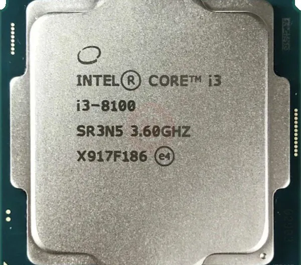 i3 8100 پردازنده روی سیستم نرفته