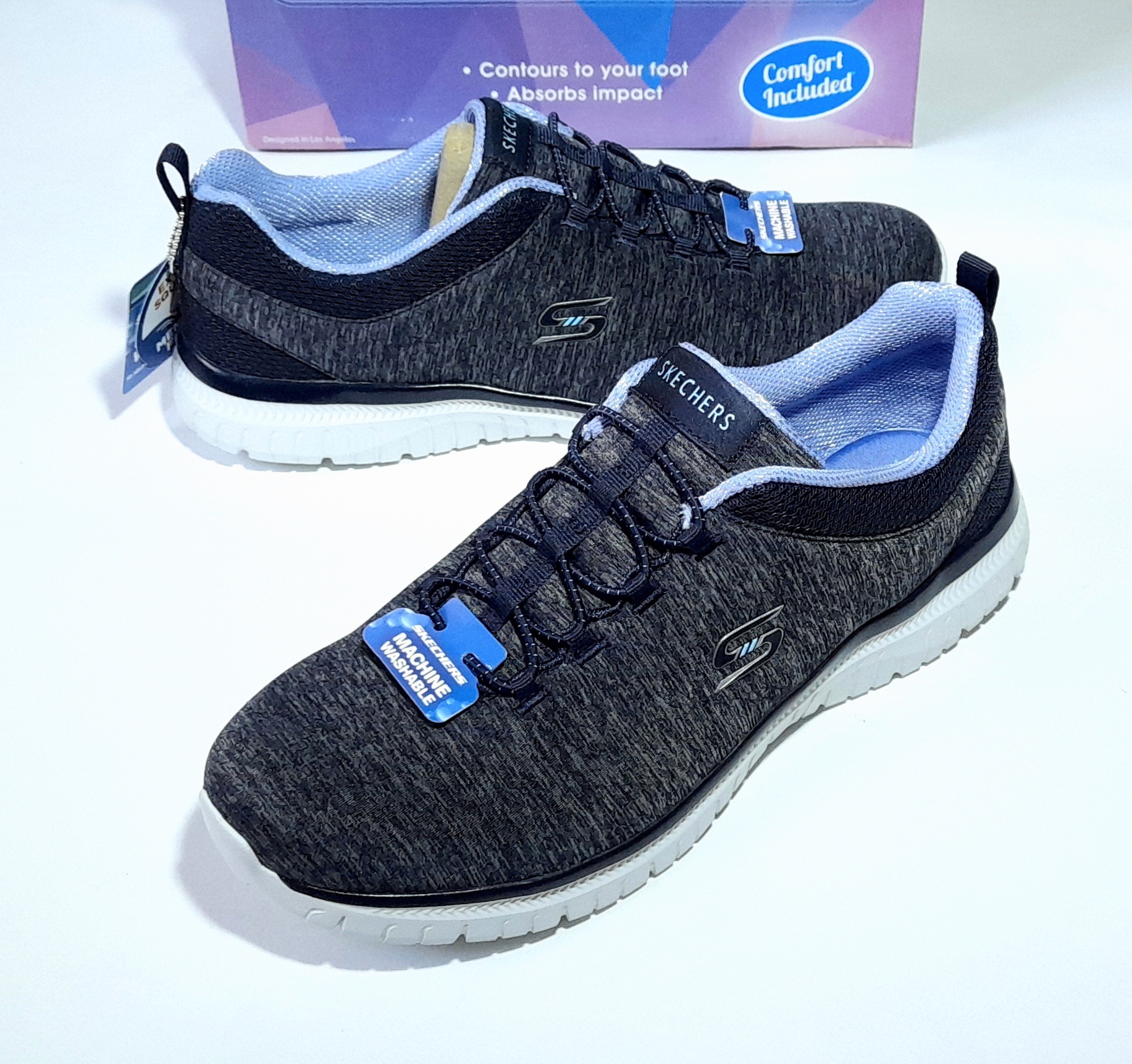 کفش پیاده روی زنانه اسکچرز بند کشی Skechers Virtue
