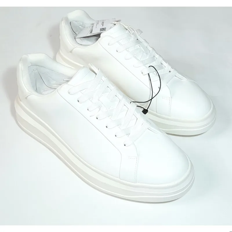 کتونی سفید برشکا Bershka Chunky Trainers